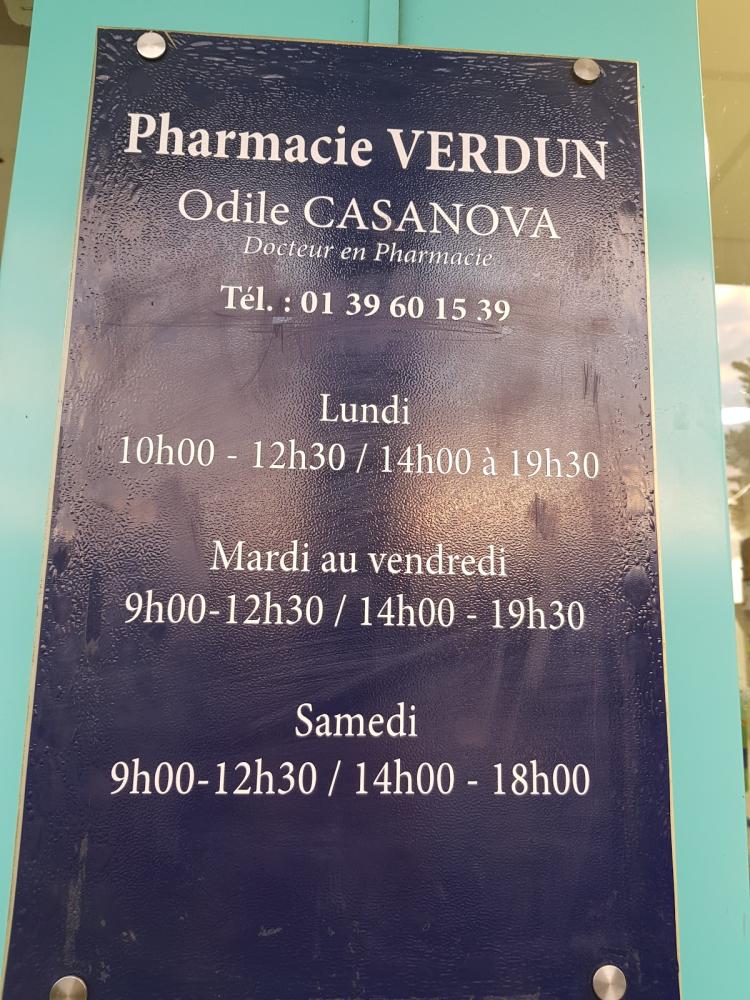 Pharmacie de Verdun.