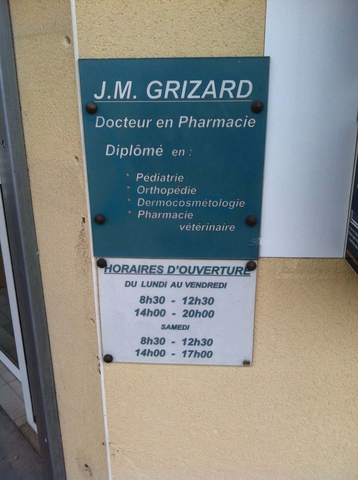 Pharmacie Grizard