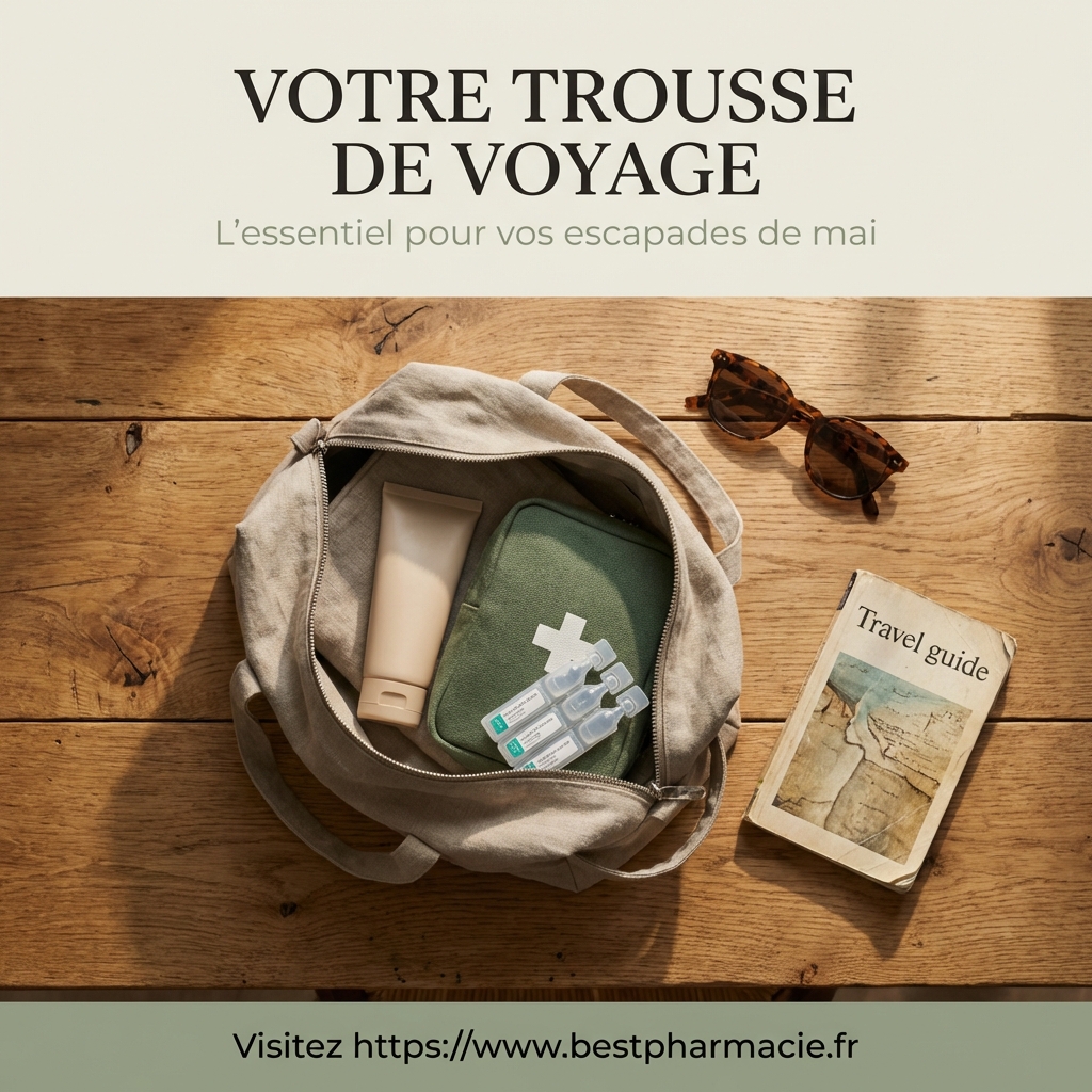 Escapade de Mai : Le Guide Complet de votre Trousse de Voyage avec l'Expertise BestPharmacie 1
