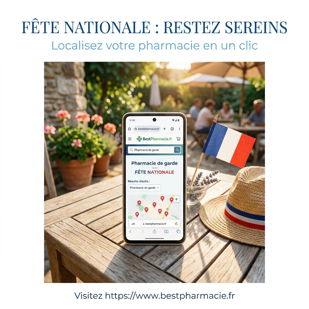 14 Juillet : Profitez des festivités en toute sérénité avec BestPharmacie 1