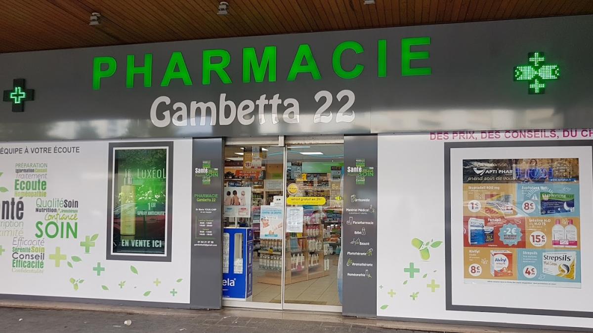 Pharmacie Gambetta 22 Madame Youk