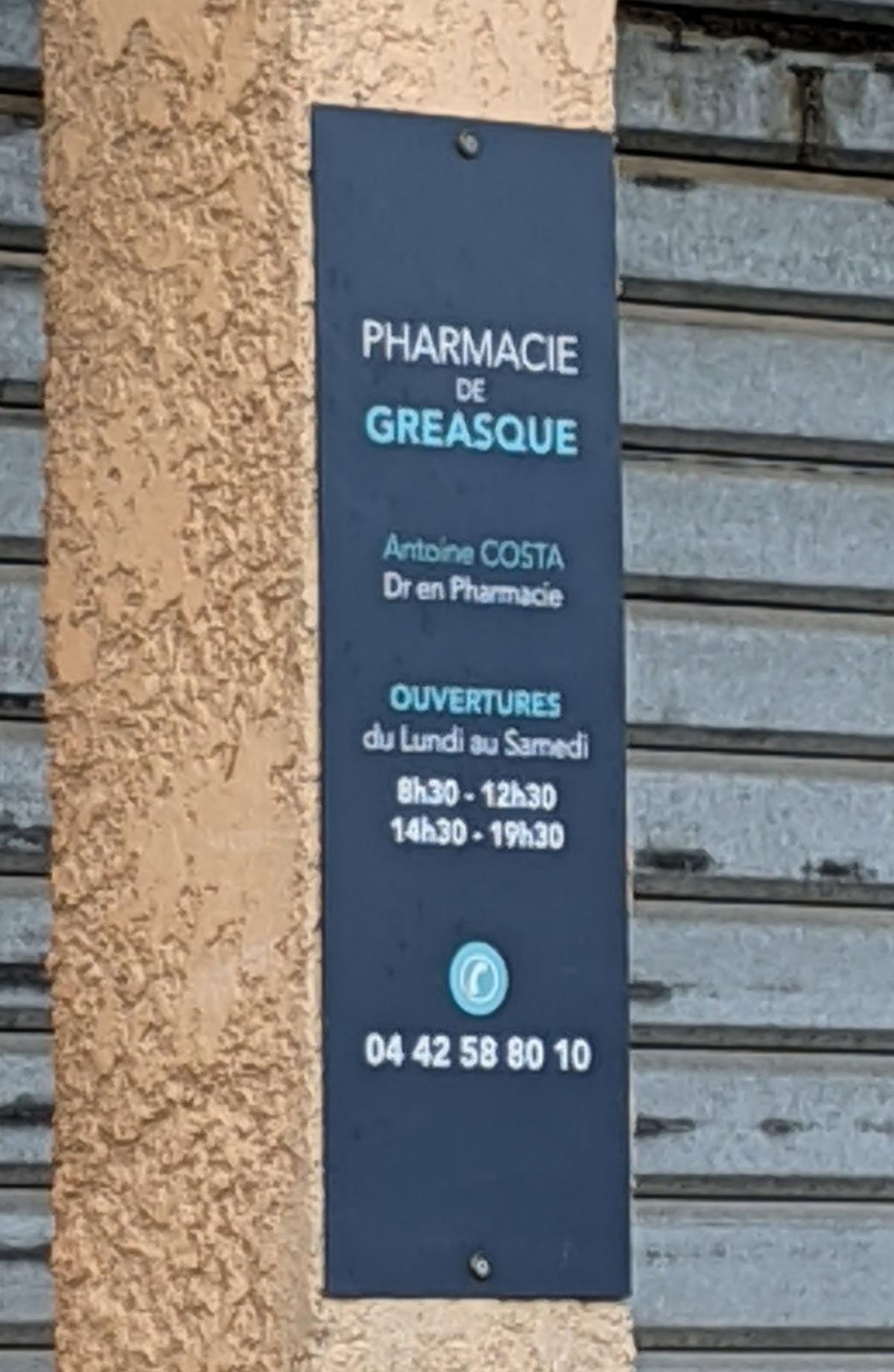 Pharmacie Costa