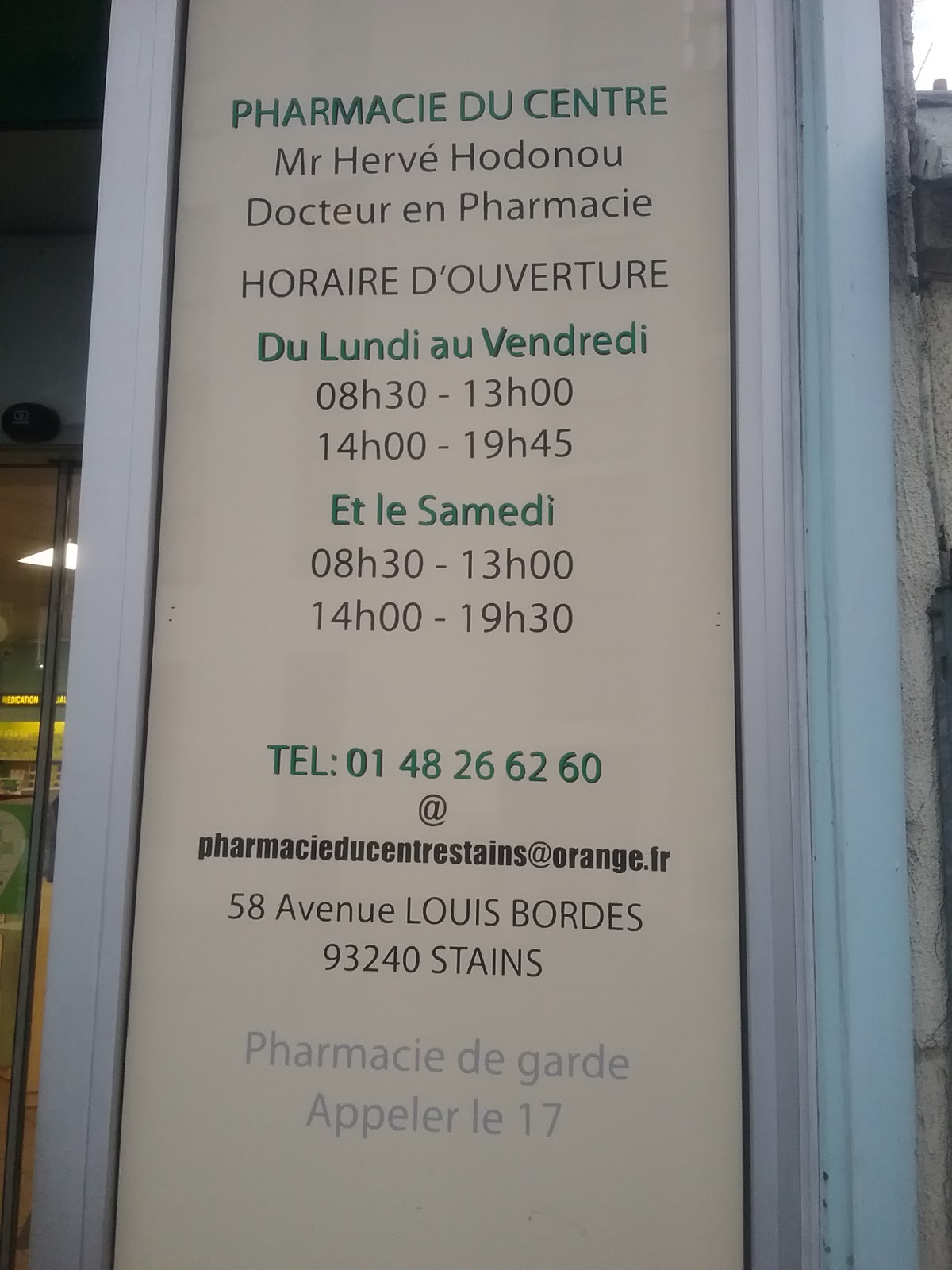 Pharmacie Du Centre