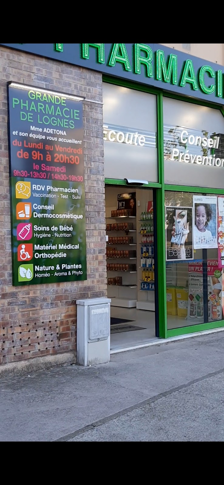 Selarl grande pharmacie de lognes Adetona