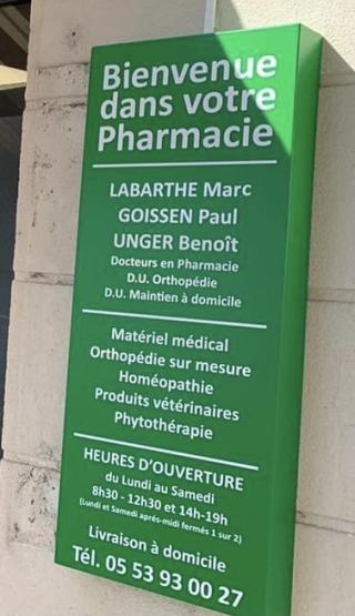 Pharmacie Pharmacie Labarthe Goissen Unger Materiel Medical 0