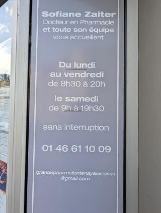 Pharmacie Grande Pharmacie de Fontenay aux Roses 1
