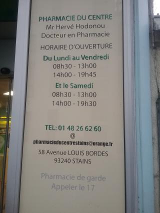 Pharmacie Pharmacie Du Centre 0