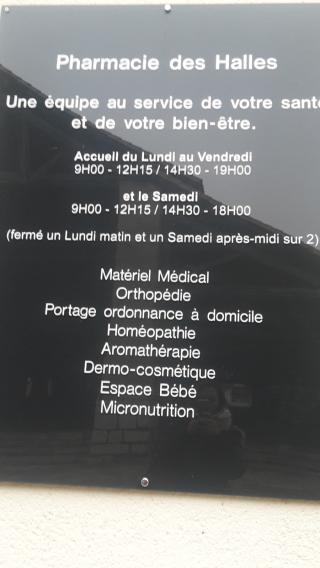 Pharmacie PHARMACIE DES HALLES 0
