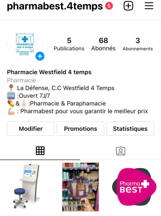 Pharmacie Pharmacie La Défense - Westfield les 4 temps 0