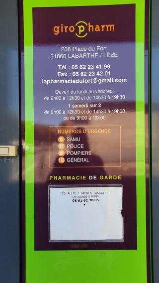 Pharmacie PHARMACIE DU FORT Labarthe-sur-Lèze 0