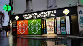Pharmacie Pharmacie Lafayette de la Porte de Montreuil 24h/24 0