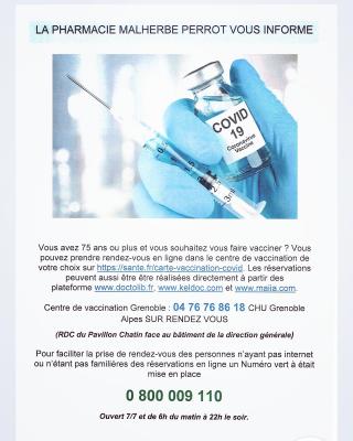 Pharmacie Pharmacie Grenoble Malherbe Perrot 0