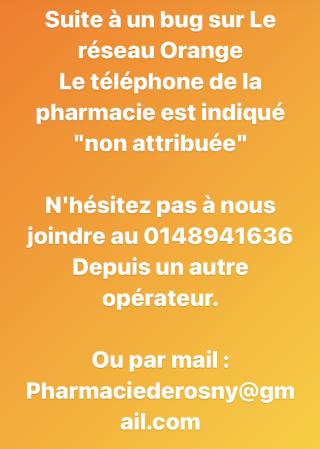 Pharmacie PHARMACIE ALLALI | Rosny-sous-Bois 0