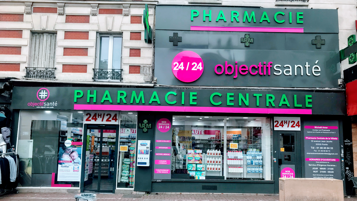 ⚕️💊 Pharmacie Centrale de la Villette 93- 24h/24 (PHARMACIE DE GARDE)